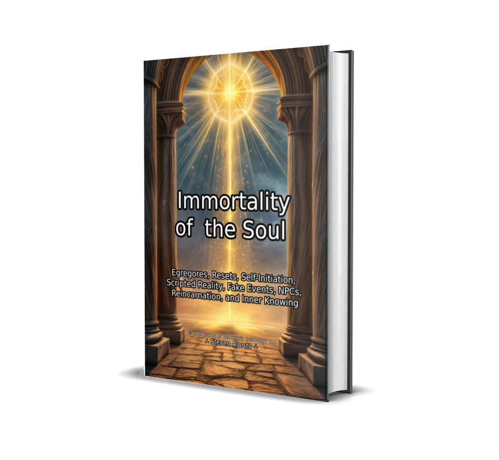 Immortality of the Soul: Egregores, Resets, Self-Initiation, Scripted Reality, Fake Events, NPCs, Reincarnation, and Inner Knowing (Hardcover)