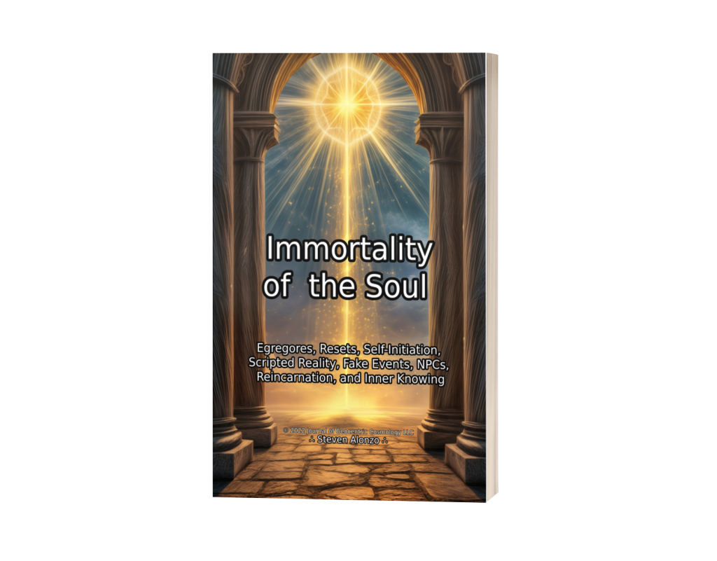 Immortality of the Soul: Egregores, Resets, Self-Initiation, Scripted Reality, Fake Events, NPCs, Reincarnation, and Inner Knowing (Paperback)